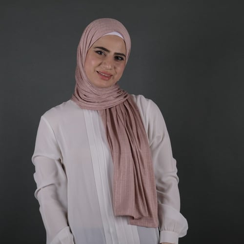 طرحة نايا قطن منقوش