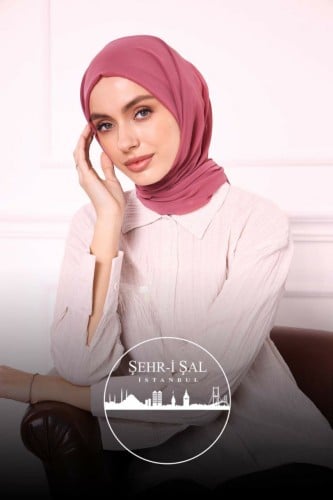 طرحة شهري شال شيفون سادة