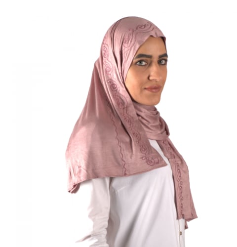 طرحة كويتي مطرز