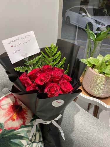 بوكيه 10 اغصان روز