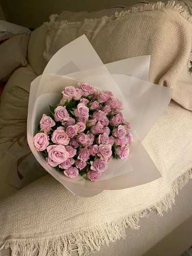 بوكيه 10 اغصان بيبي روز