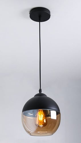 مصباح علاقي مودرن زجاج عسلي