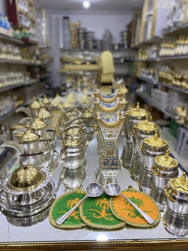 بكج 20 قطعة فضي نحاس الأصلي للمشبات