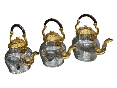 طقم 3 اباريق المنيوم الملكي للاستخدام