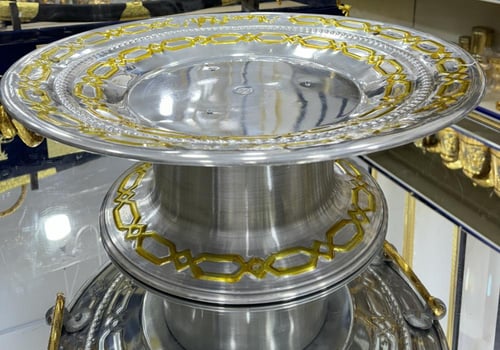 صينية الفواكه + التمر + الحلى الدائرية