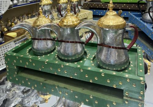 طوفرية + 3 دلال المنيوم حب رمان