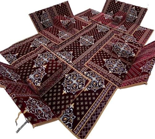 جلسة بر 9 قطع المخمل الأصلي