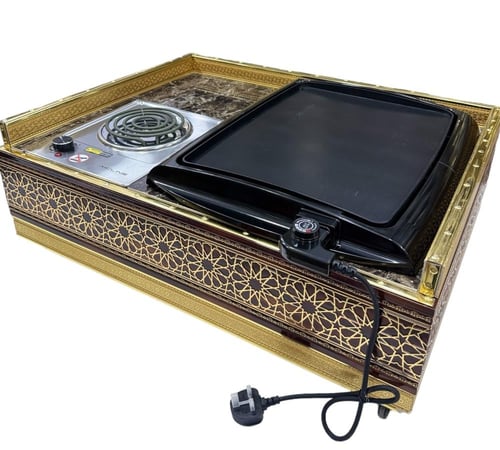 هيتر كهربائي بالكامل خشب نقش اسلامي 80 - 60 سم