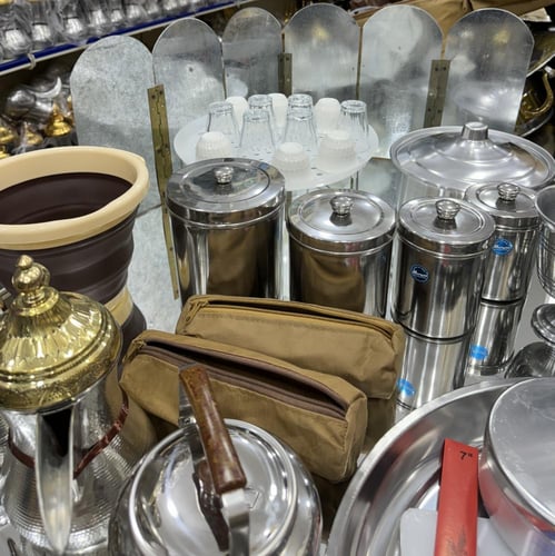 عزبة الشاهي والقهوه وطبخ المقاس الكبير للمكاشيت