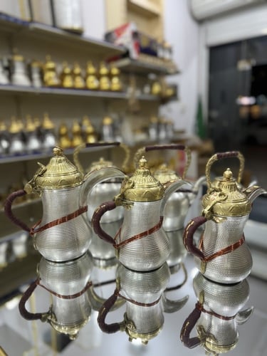 بكج 3 دلال و 3 أباريق نحاس الآصلي درجة أولى