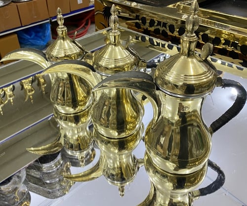 طقم 3 دلال رسلان نحاس الأصلي