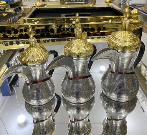 طقم 3 دلال رسلان المنيوم حب رمان