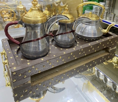 طوفرية و دلتين وابريق المنيوم حب رمان