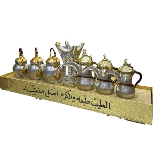 بوكس للأهداء الملكي 3 دلال + 3 اباريق + مبخر