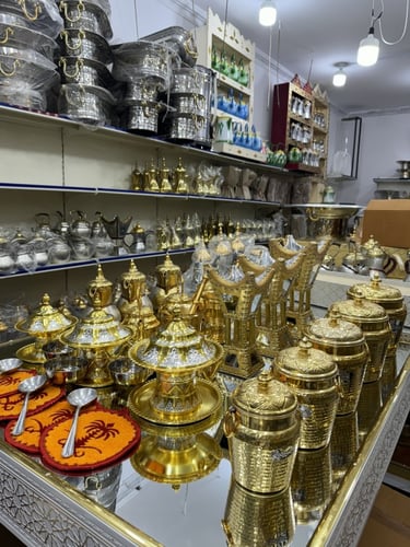 بكج نحاس متكامل 30 قطعة للأستخدام ( ذهبي )