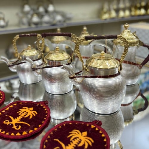 بكج 3 دلال و 3 أباريق نحاس الآصلي درجة أولى