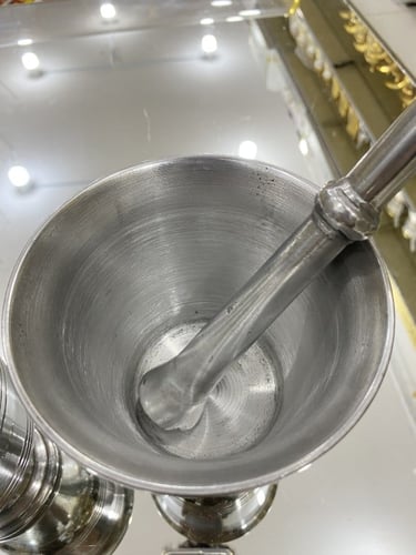 طقم 3 نجور المنيوم فضي