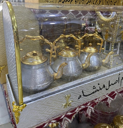 بوكس الأهداء الكبير الفضي الألمنيوم