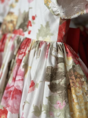 فستان مورد احمر