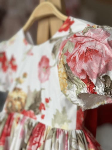 فستان مورد احمر