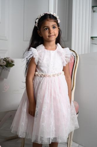 فستان مناسبات بالريش