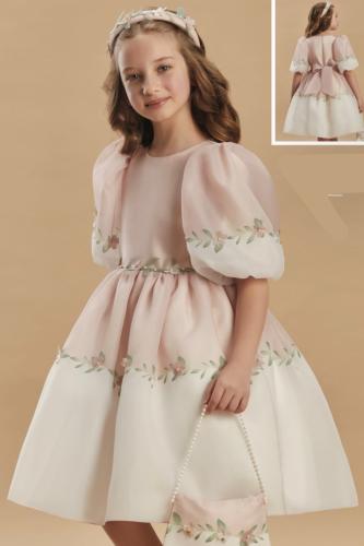 فستان خمري هادي ( ٣-٨ سنوات ) قد يستغرق الشحن ١٠ ا...