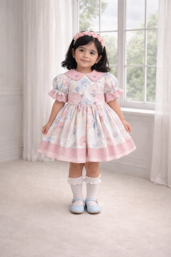 فستان الالوان المبهجه ١-٨ سنوات