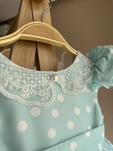 فستان فرنسي سماوي