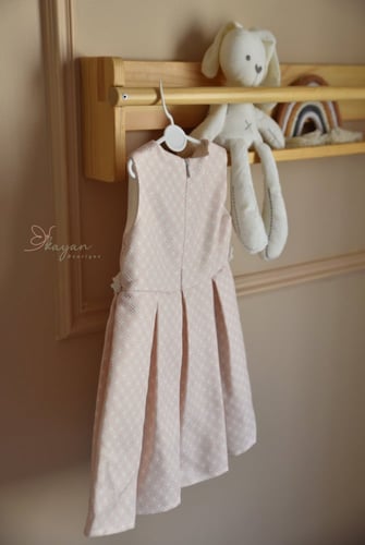 فستان مواليد خربزي