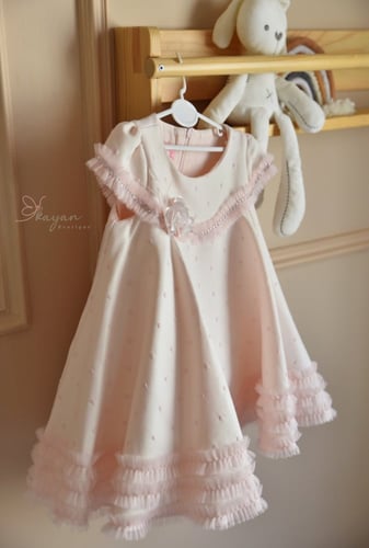 فستان وردي للمناسبات