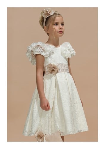 فستان دانتيل انيق 6-10 سنوات