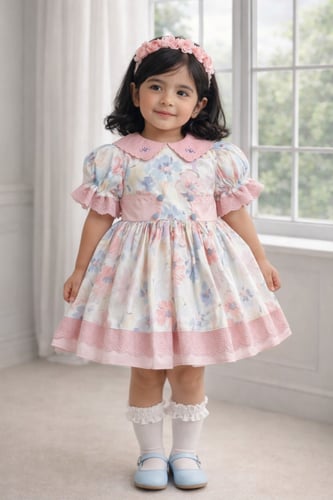 فستان الالوان المبهجه ١-٨ سنوات