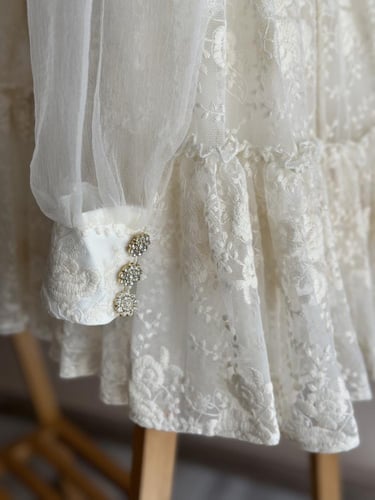 فستان سكري انيق (٦-١٠ سنوات )