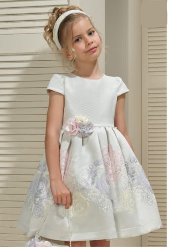 فستان فضي انيق