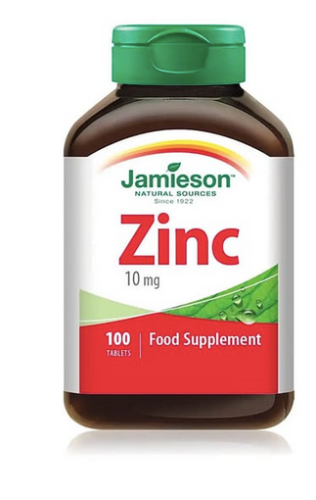 Jamison Zinc 10 mg 100 tablets