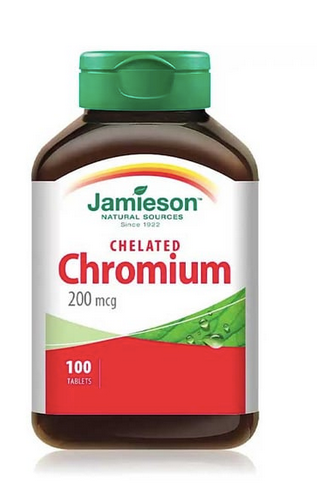 Jamison Chromium 200 micrograms 100 tablets