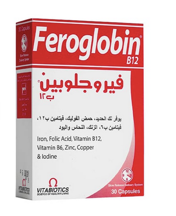 Fero globin B12 with iron 30 capsules