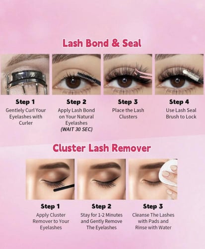 رموش أسبوعيه كثيفه 400قطعه نوع D Curl