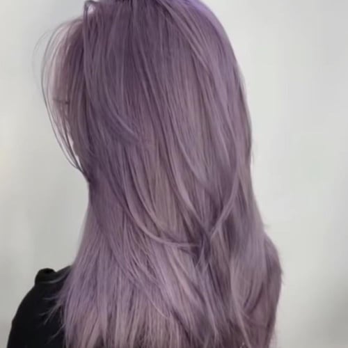 صبغه نباتيه لون لافندر فاتح