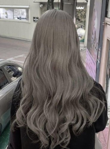 صبغه نباتيه لون رمادي مركز