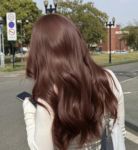 صبغه نباتيه دائمه بني فاتح نحاسي