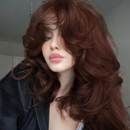 صبغه نباتيه لون نحاسي غامق