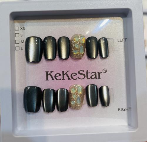 أظافر اصطناعيه بديل الاكرليك استخدام متكرر ١٠ قطع