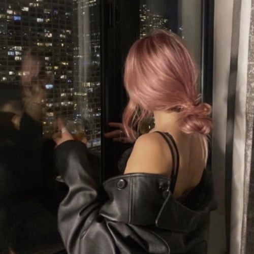 ماسك تلوين وترطيب الشعر شبه الدائم لون pink ٢٠٠مل