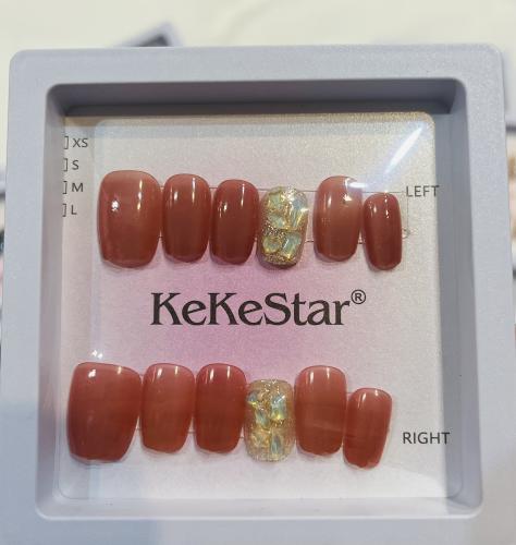 أظافر اصطناعيه بديل الاكرليك استخدام متكرر ١٠ قطع