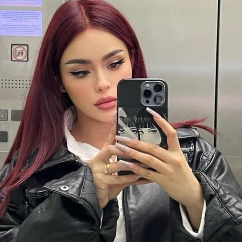 ماسك تلوين وترطيب الشعر شبه الدائم لون ruby red ٢٠...