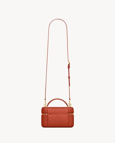 Saint Laurent | GABY lambskin vanity bag | DARK MA...