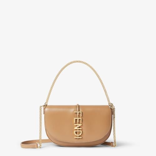 Fendi | Fendigraphy Wallet on Chain | Cappuccino-c...