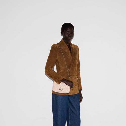 Gucci | GG Marmont small shoulder bag | light pink...