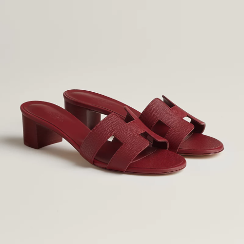 Hermes | Oasis Sandals | red H